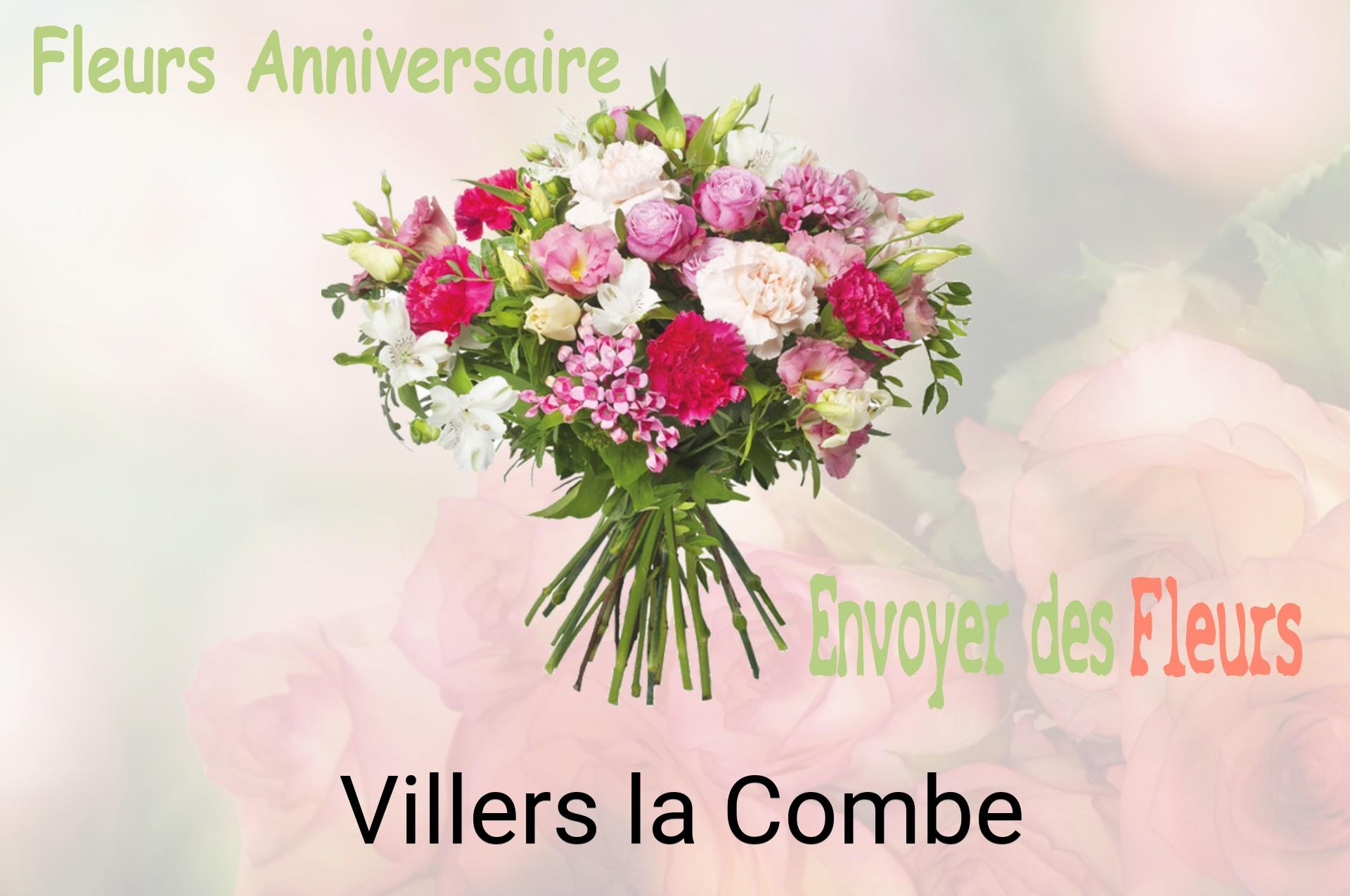 Bouquet de fleurs d’anniversaire livré à Villers-la-Combe