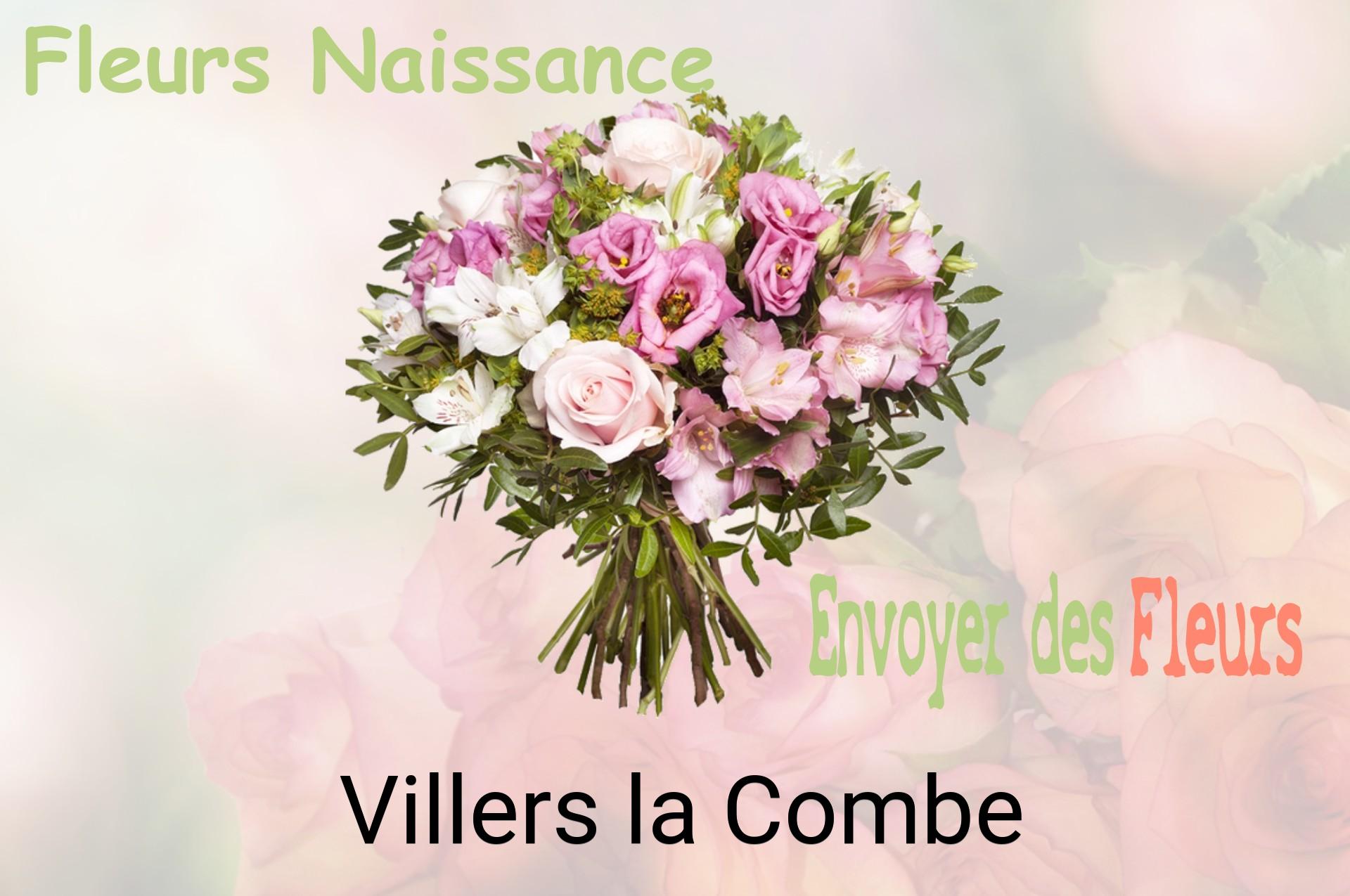Bouquet de fleurs de naissance livré à Villers-la-Combe